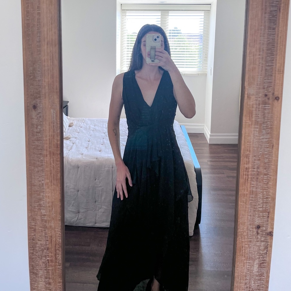 ASOS Flowy Black Dress